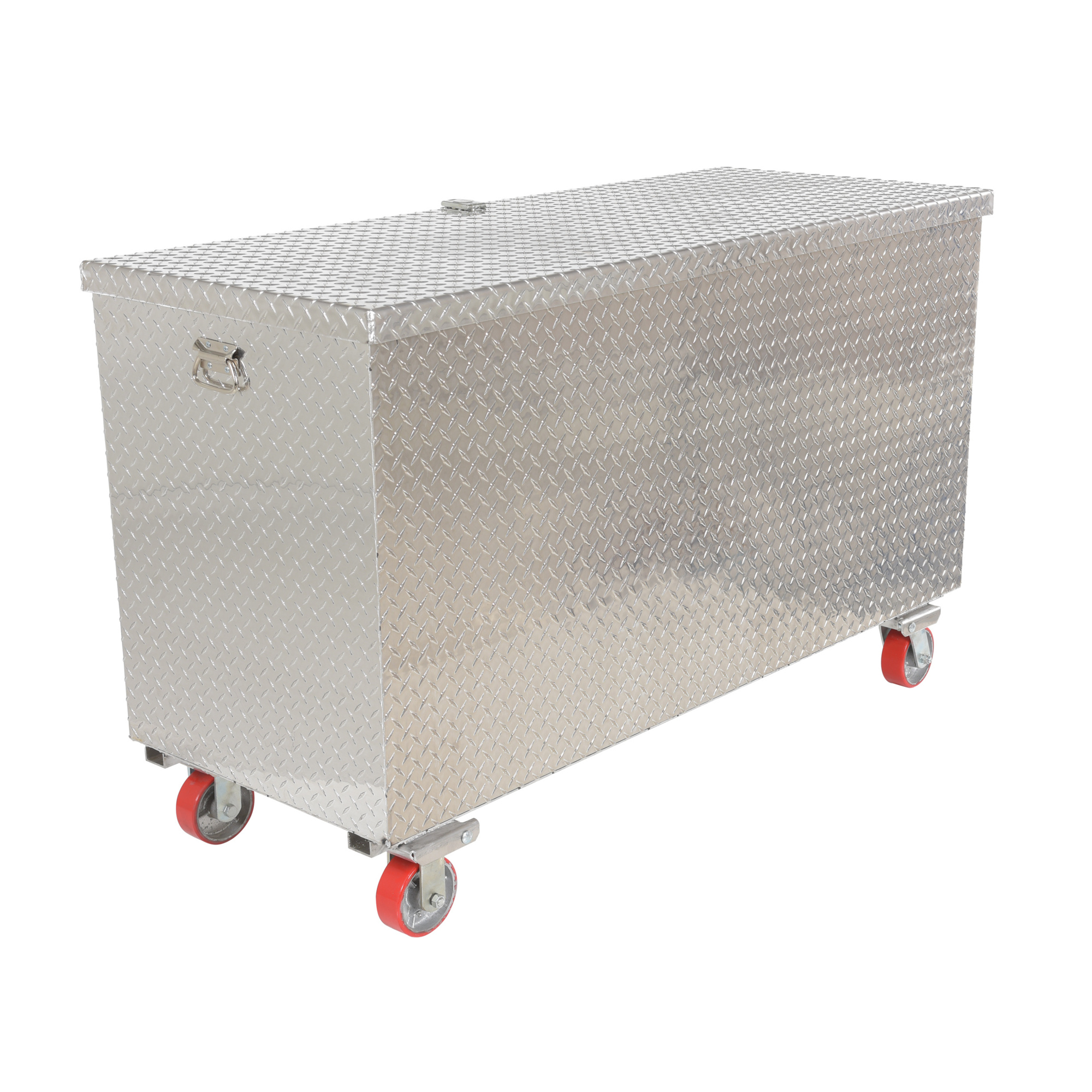 Vestil Aluminum Portable Toolbox with Front Door Casters - 30in. x 60in., 25 Cu. Ft. Capacity, Lockable, Model# APTS-3060-C-FD